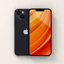 Smartphone front and back on a neutral background